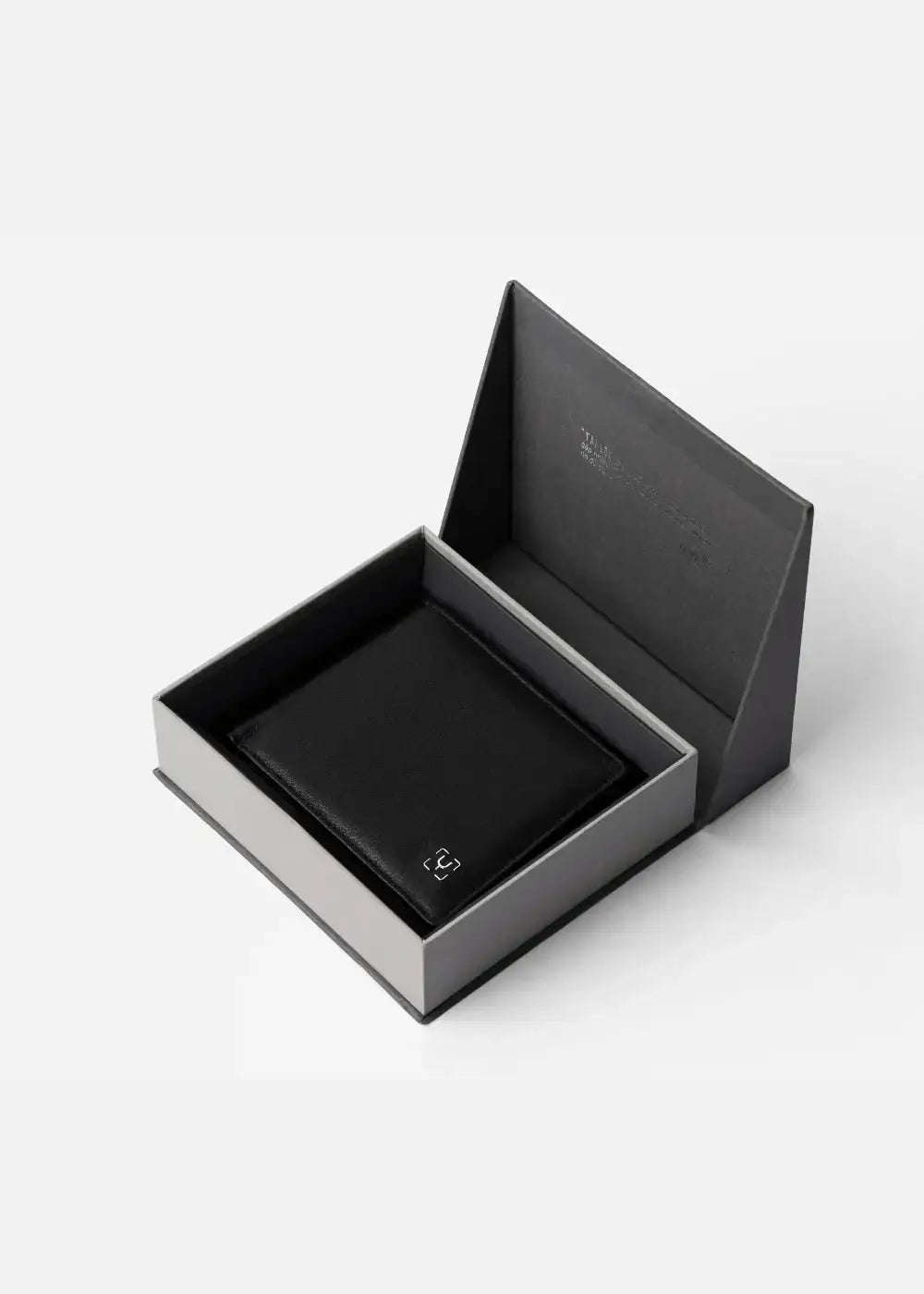 Ví Ngang Công Sở Da Ý Công Nghệ RFID Chống Trộm Tài Lộc 04 Đen - YaMe.vn
