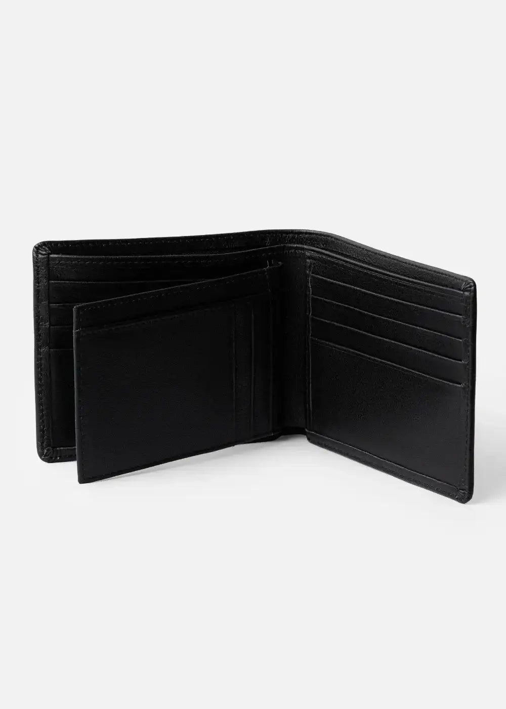 Ví Ngang Công Sở Da Ý Công Nghệ RFID Chống Trộm Tài Lộc 04 Đen - YaMe.vn
