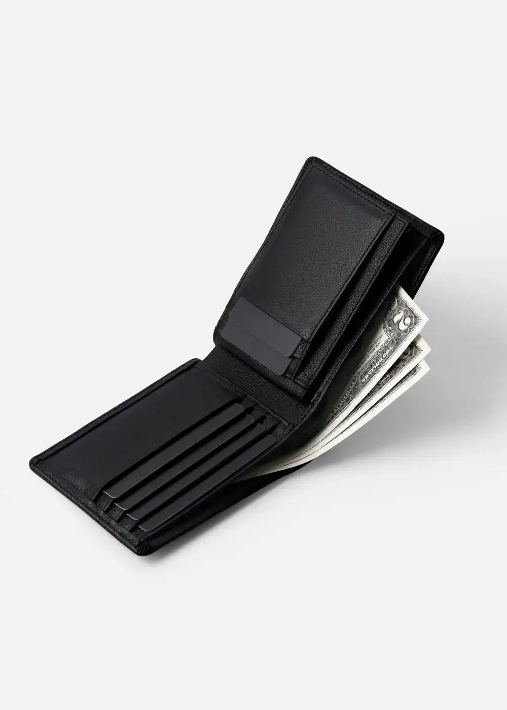 Ví Ngang Công Sở Da Ý Công Nghệ RFID Chống Trộm Tài Lộc 04 Đen - YaMe.vn
