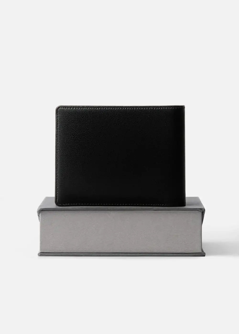 Ví Ngang Công Sở Da Ý Công Nghệ RFID Chống Trộm Tài Lộc 05 Đen - YaMe.vn
