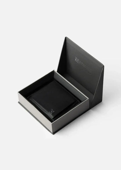 Ví Ngang Công Sở Da Ý Công Nghệ RFID Chống Trộm Tài Lộc 05 Đen - YaMe.vn