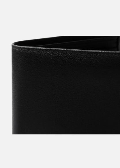 Ví Ngang Công Sở Da Ý Công Nghệ RFID Chống Trộm Tài Lộc 05 Đen - YaMe.vn
