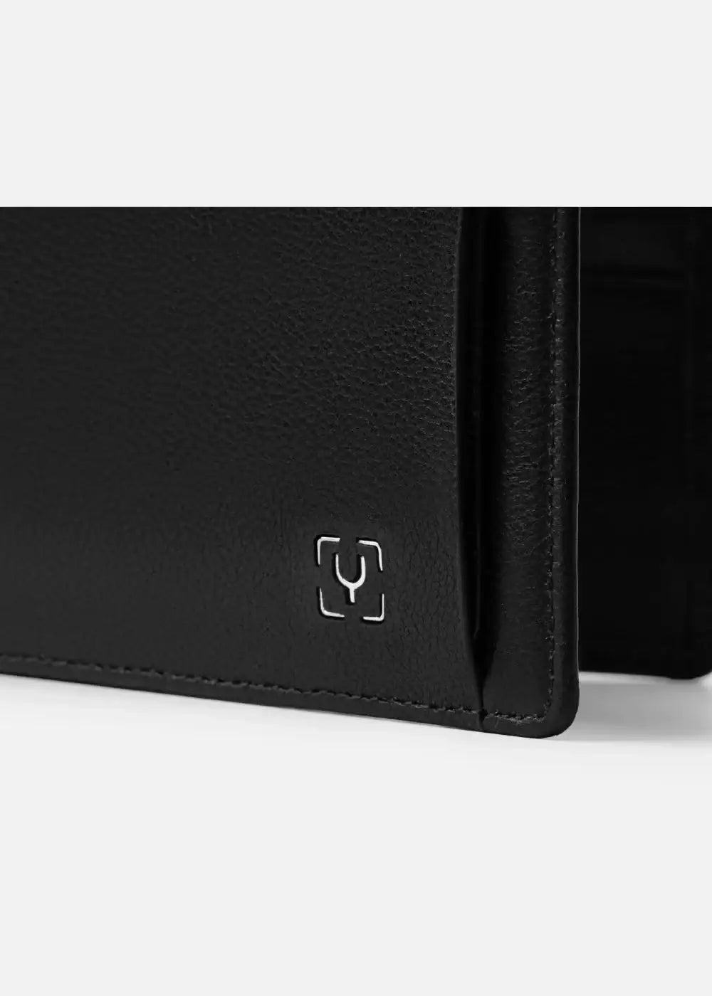Ví Ngang Công Sở Da Ý Công Nghệ RFID Chống Trộm Tài Lộc 05 Đen - YaMe.vn