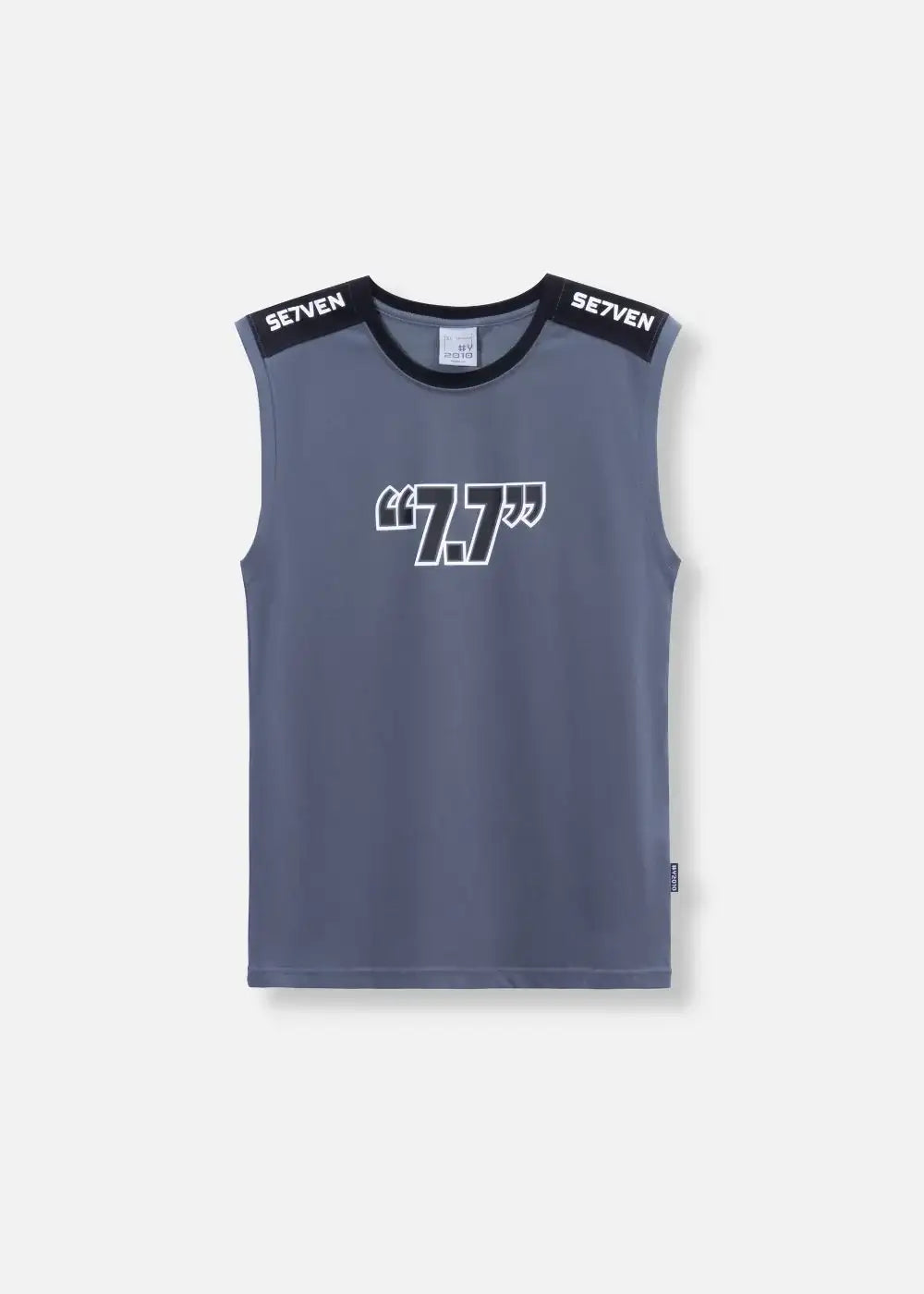 Áo Thun 3 Lỗ Cotton Thoáng Khí Seventy Seven 14 Xám Đậm - YaMe.vn