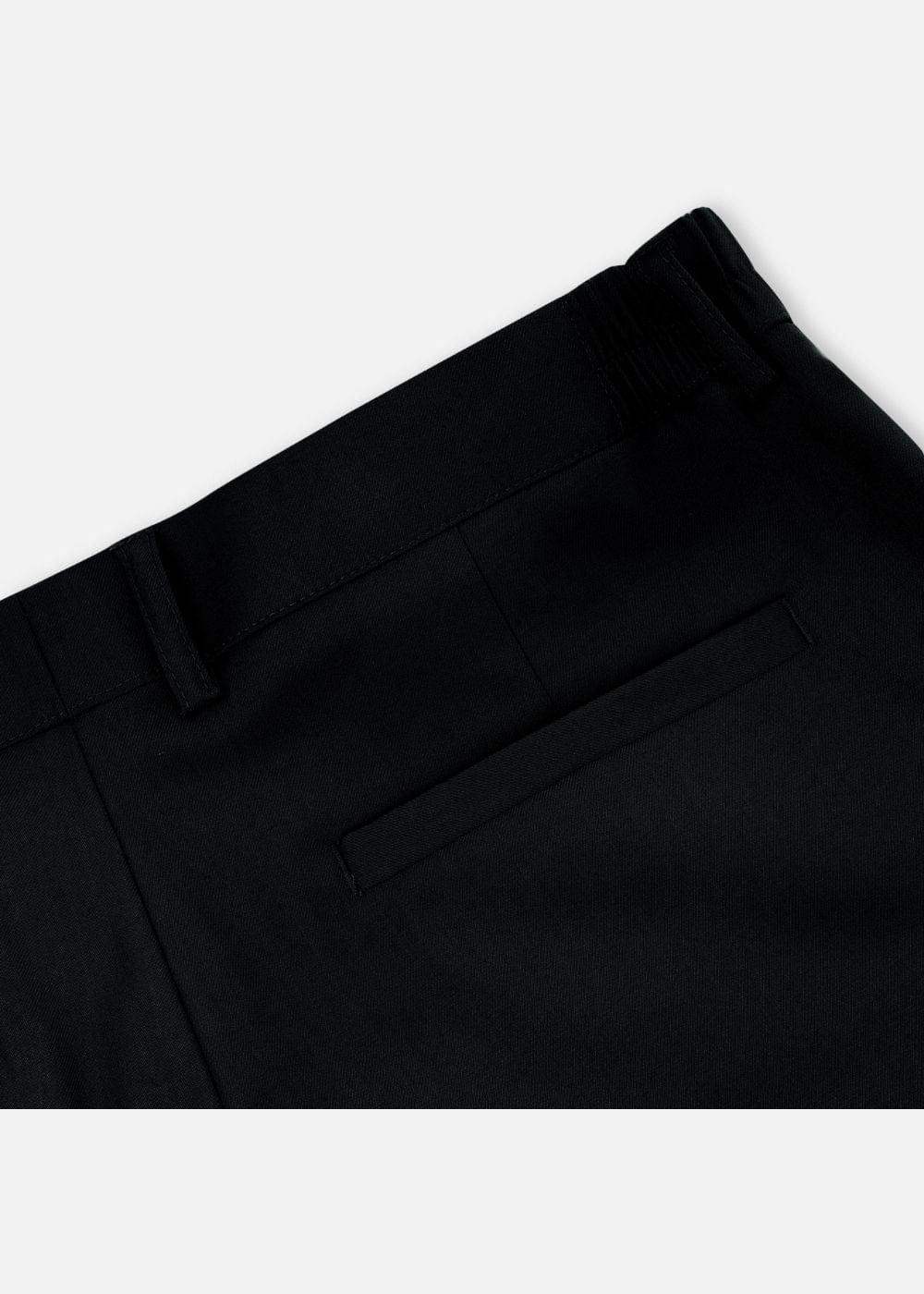 Quần Tây Casual Mềm Mại Non-Iron 010 Đen - YaMe.vn