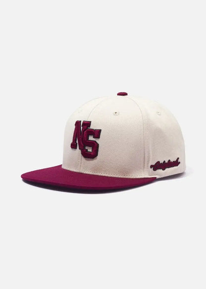 Nón Snapback Kaki Đứng Form NS M148 Be Đỏ - YaMe.vn