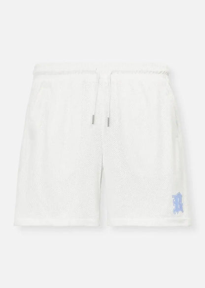 Quần Short 5 Inch Vải Mesh Thoáng Khí No Style M153 Trắng - YaMe.vn