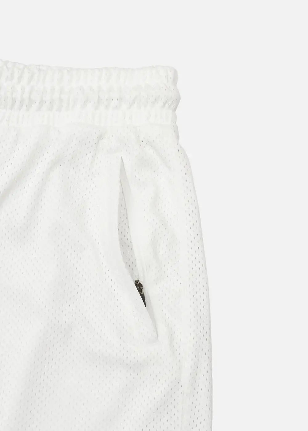 Quần Short 5 Inch Vải Mesh Thoáng Khí No Style M153 Trắng - YaMe.vn