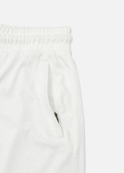 Quần Short 5 Inch Vải Mesh Thoáng Khí No Style M153 Trắng - YaMe.vn