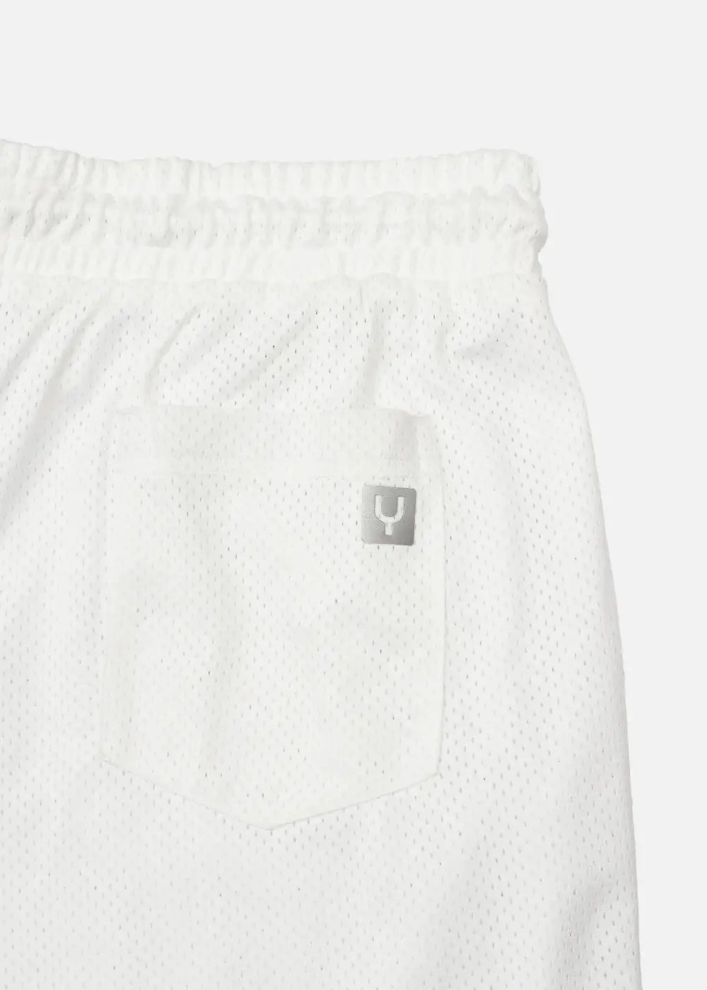 Quần Short 5 Inch Vải Mesh Thoáng Khí No Style M153 Trắng - YaMe.vn