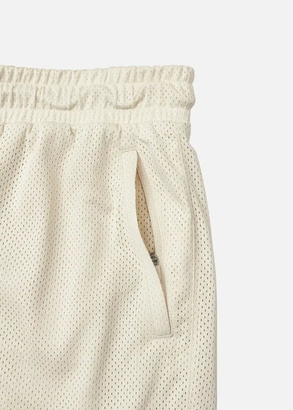 Quần Short 5 Inch Vải Mesh Thoáng Khí No Style M153 Be - YaMe.vn
