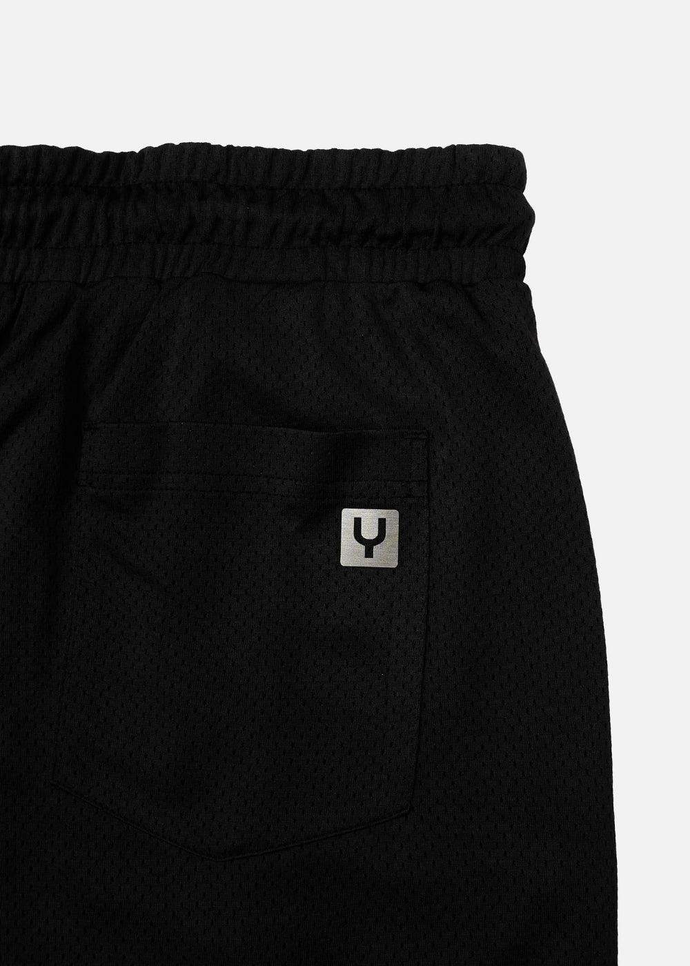 Quần Short 5 Inch Vải Mesh Thoáng Khí No Style M153 Đen - YaMe.vn