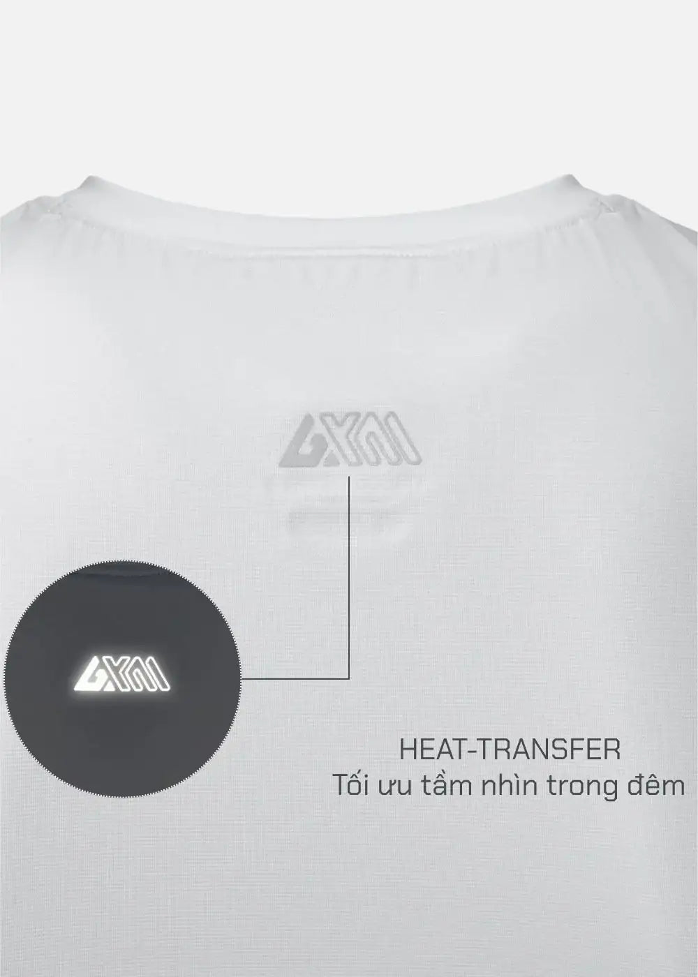 Áo Thun Thể Thao Ultra Stretch The Trainer 001 Trắng - YaMe.vn