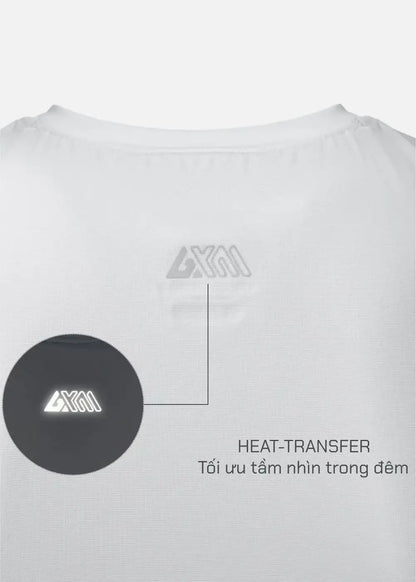 Áo Thun Thể Thao Ultra Stretch The Trainer 001 Trắng - YaMe.vn