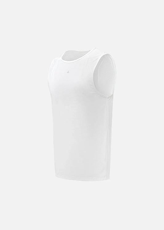 Áo Thun 3 Lỗ Thể Thao Ultra Stretch The Trainer 007 Trắng - YaMe.vn