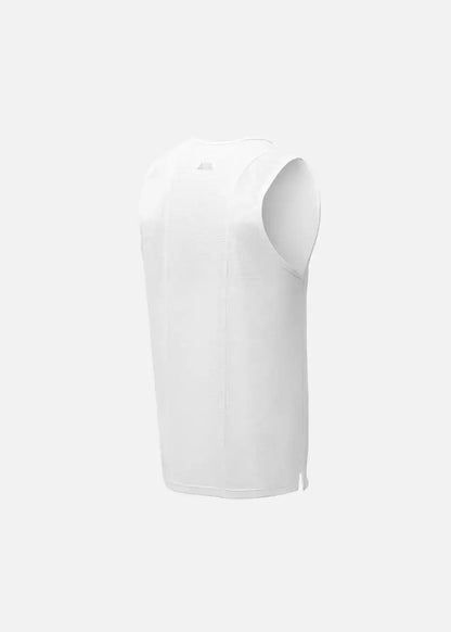 Áo Thun 3 Lỗ Thể Thao Ultra Stretch The Trainer 007 Trắng - YaMe.vn