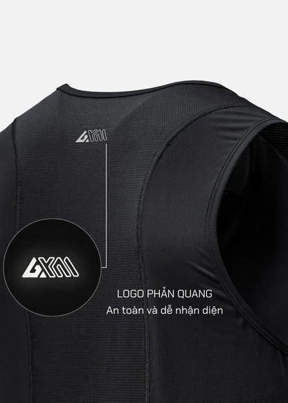 Áo Thun 3 Lỗ Thể Thao Ultra Stretch The Trainer 007 Đen - YaMe.vn