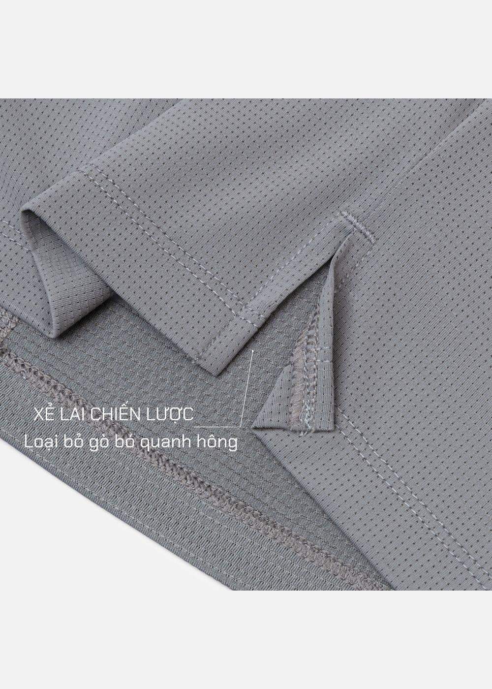 Áo Thun 3 Lỗ Thể Thao Ultra Stretch The Trainer 007 Xám - YaMe.vn