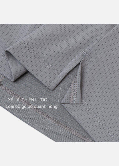 Áo Thun 3 Lỗ Thể Thao Ultra Stretch The Trainer 007 Xám - YaMe.vn