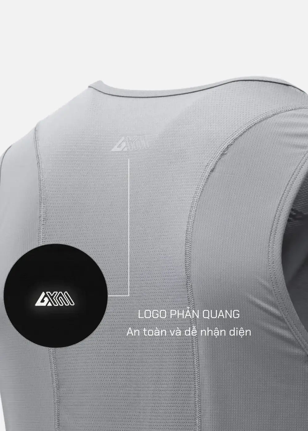 Áo Thun 3 Lỗ Thể Thao Ultra Stretch The Trainer 007 Xám - YaMe.vn
