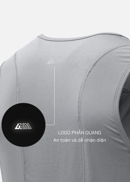 Áo Thun 3 Lỗ Thể Thao Ultra Stretch The Trainer 007 Xám - YaMe.vn
