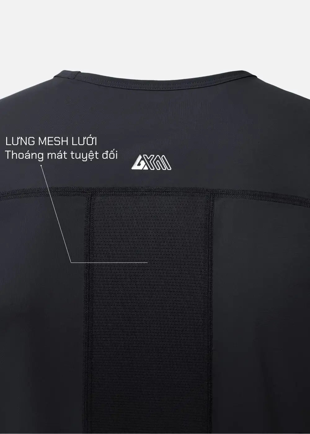 Áo Thun 3 Lỗ Thể Thao Ultra Stretch The Trainer 011 Xám Đậm - YaMe.vn