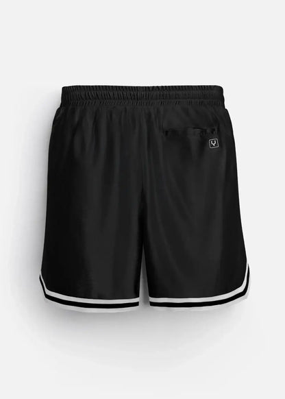 Quần Short Thun Vải Shiny Ít Nhăn No Style M157 Đen - YaMe.vn