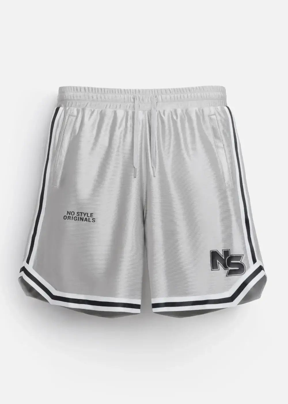 Quần Short Thun Vải Shiny Ít Nhăn No Style M157 Xám Nhạt - YaMe.vn