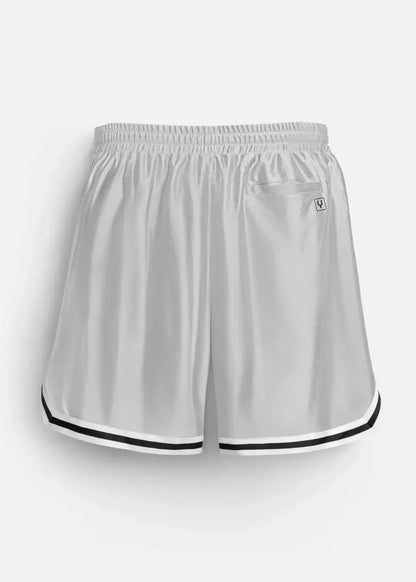 Quần Short Thun Vải Shiny Ít Nhăn No Style M157 Xám Nhạt - YaMe.vn