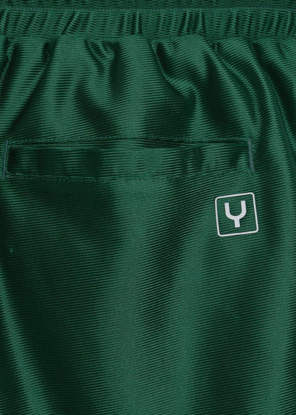 Quần Short Thun Vải Shiny Ít Nhăn No Style M157 Xanh Lá - YaMe.vn