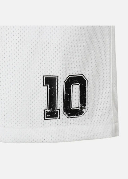 Quần Short Thun Vải Mesh Thoáng Mát No Style M158 Trắng - YaMe.vn