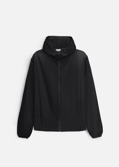 Áo Khoác Gió Parka Siêu Nhẹ Gấp Gọn Thông Minh Non Branded 046 Đen - YaMe.vn