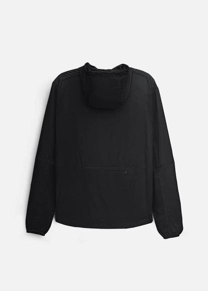 Áo Khoác Gió Parka Siêu Nhẹ Gấp Gọn Thông Minh Non Branded 046 Đen - YaMe.vn