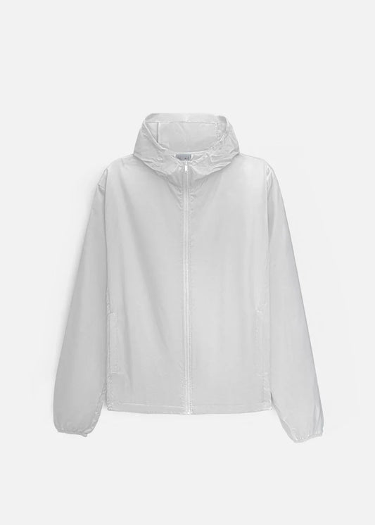 Áo Khoác Gió Parka Siêu Nhẹ Gấp Gọn Thông Minh Non Branded 046 Xám Nhạt - YaMe.vn