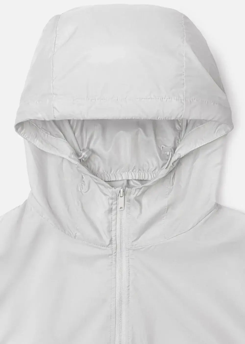 Áo Khoác Gió Parka Siêu Nhẹ Gấp Gọn Thông Minh Non Branded 046 Xám Nhạt - YaMe.vn