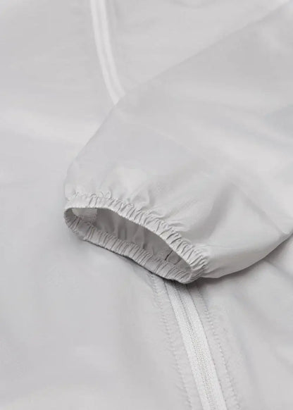 Áo Khoác Gió Parka Siêu Nhẹ Gấp Gọn Thông Minh Non Branded 046 Xám Nhạt - YaMe.vn