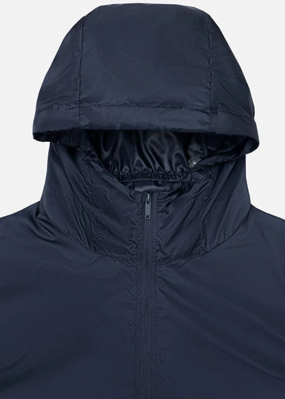 Áo Khoác Gió Parka Siêu Nhẹ Gấp Gọn Thông Minh Non Branded 046 Xanh Dương Đậm - YaMe.vn