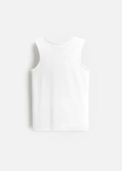 Áo Thun 3 Lỗ ASKIN Giải Nhiệt The HomeBody AT001 Trắng - YaMe.vn
