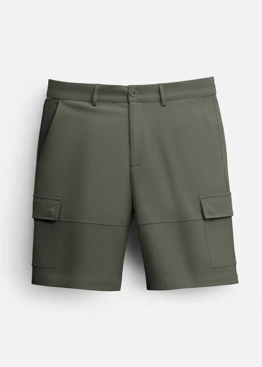 Quần Short Cargo Ít Nhăn No Style M216 Xanh Lá Đậm - YaMe.vn