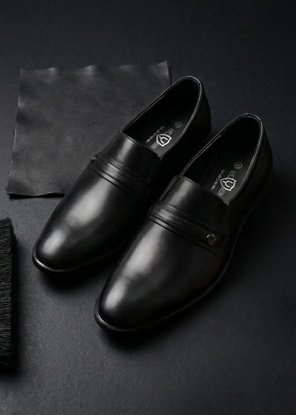 Giày Tây Loafer Real Leather 005 Đen