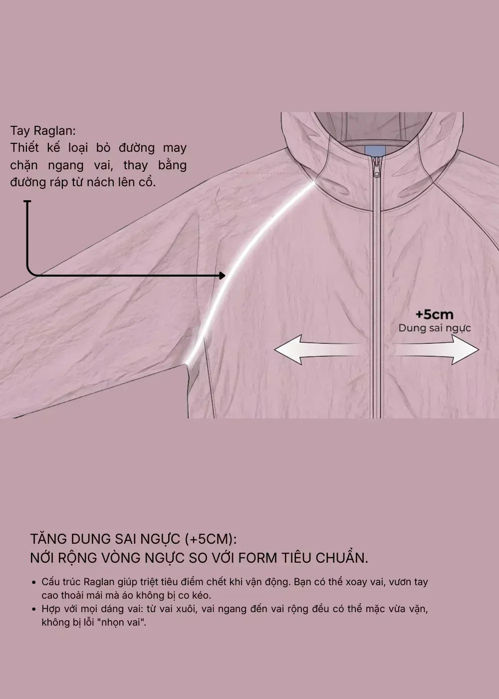 Áo Khoác Parka RainShield™ Mỏng Nhẹ Trượt Nước, Mũ Điều Chỉnh Non Branded 004 Màu Trắng Dáng Rộng Rãi F4