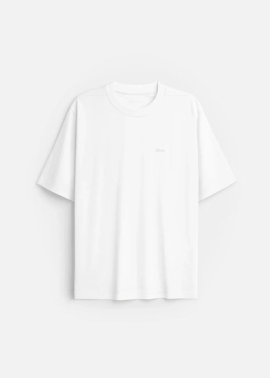 Áo Thun FlexFit™ Co Giãn "7 Ngày Năng Động" Non Branded 047 Màu Trắng Dáng Rộng Rãi F4