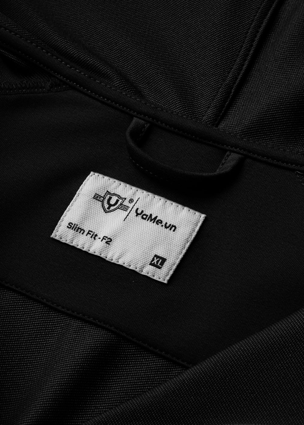 Áo Khoác Parka Anti-UV™ Xỏ Ngón Bảo Vệ Mu Bàn Tay Chống Nắng UPF 50+ Non Branded 048 Màu Đen Dáng Ôm Vừa F2