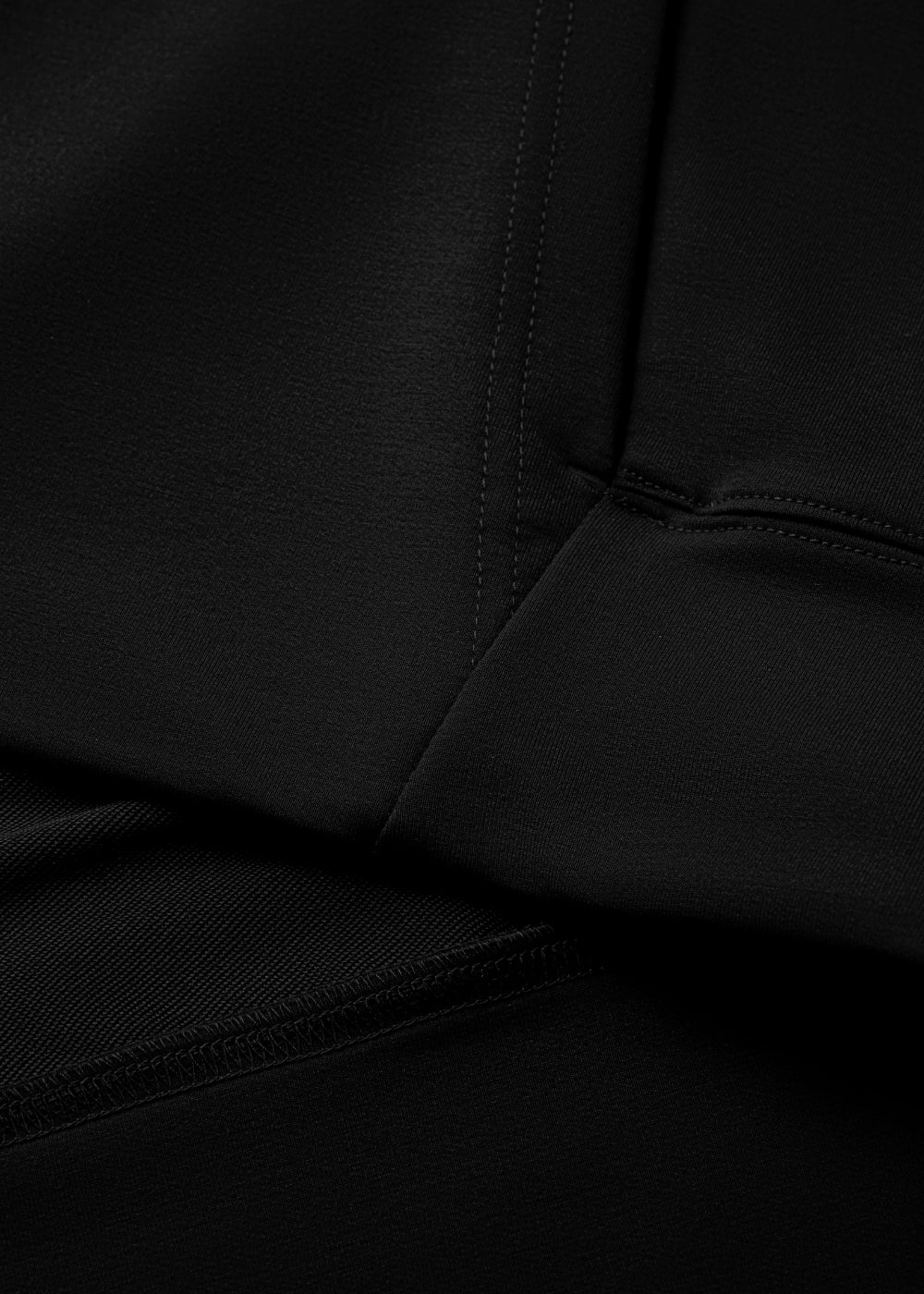 Áo Khoác Parka Anti-UV™ Xỏ Ngón Bảo Vệ Mu Bàn Tay Chống Nắng UPF 50+ Non Branded 048 Màu Đen Dáng Ôm Vừa F2