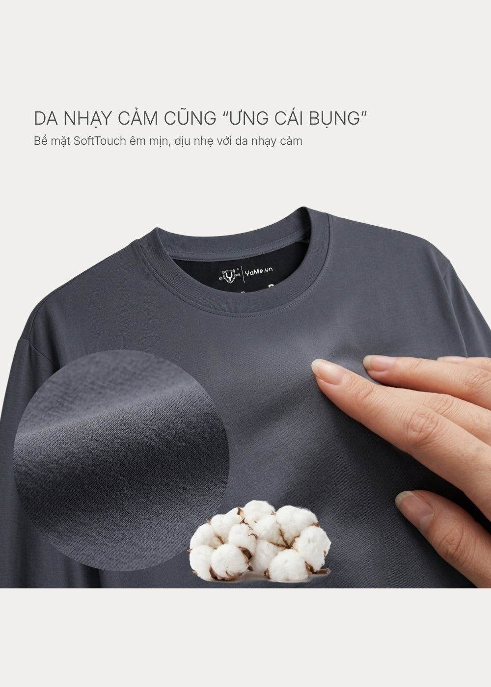 Áo Thun Tay FlexFit™ Co Giãn Tốt Khoe Dáng Khỏe Khoắn Non Branded 049 Màu Trắng Dáng Ôm Vừa F2