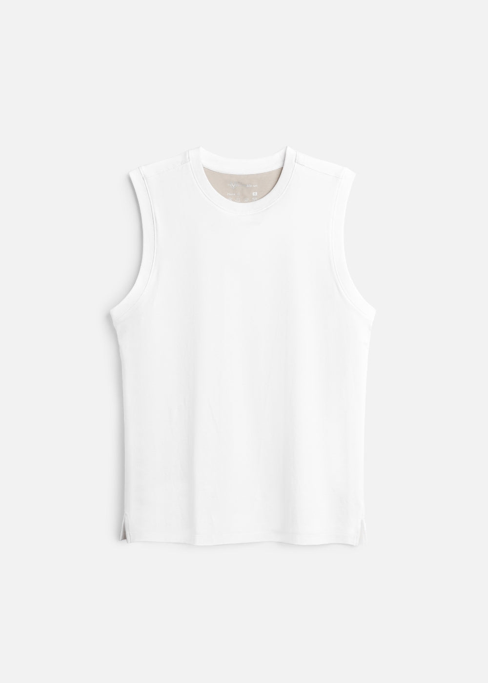 Áo 3 Lỗ Tôn Dáng FlexFit™ Cotton Mềm Mướt Co Giãn Đa Chiều Non Branded 051 Màu Trắng Dáng Ôm Vừa F2