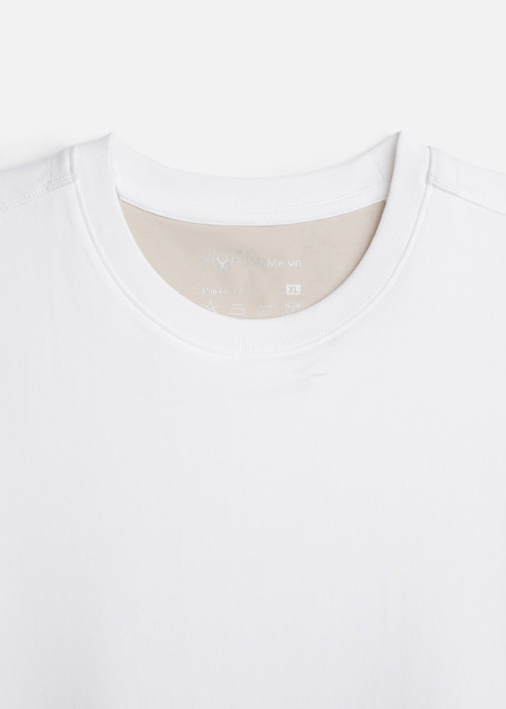 Áo 3 Lỗ Tôn Dáng FlexFit™ Cotton Mềm Mướt Co Giãn Đa Chiều Non Branded 051 Màu Trắng Dáng Ôm Vừa F2