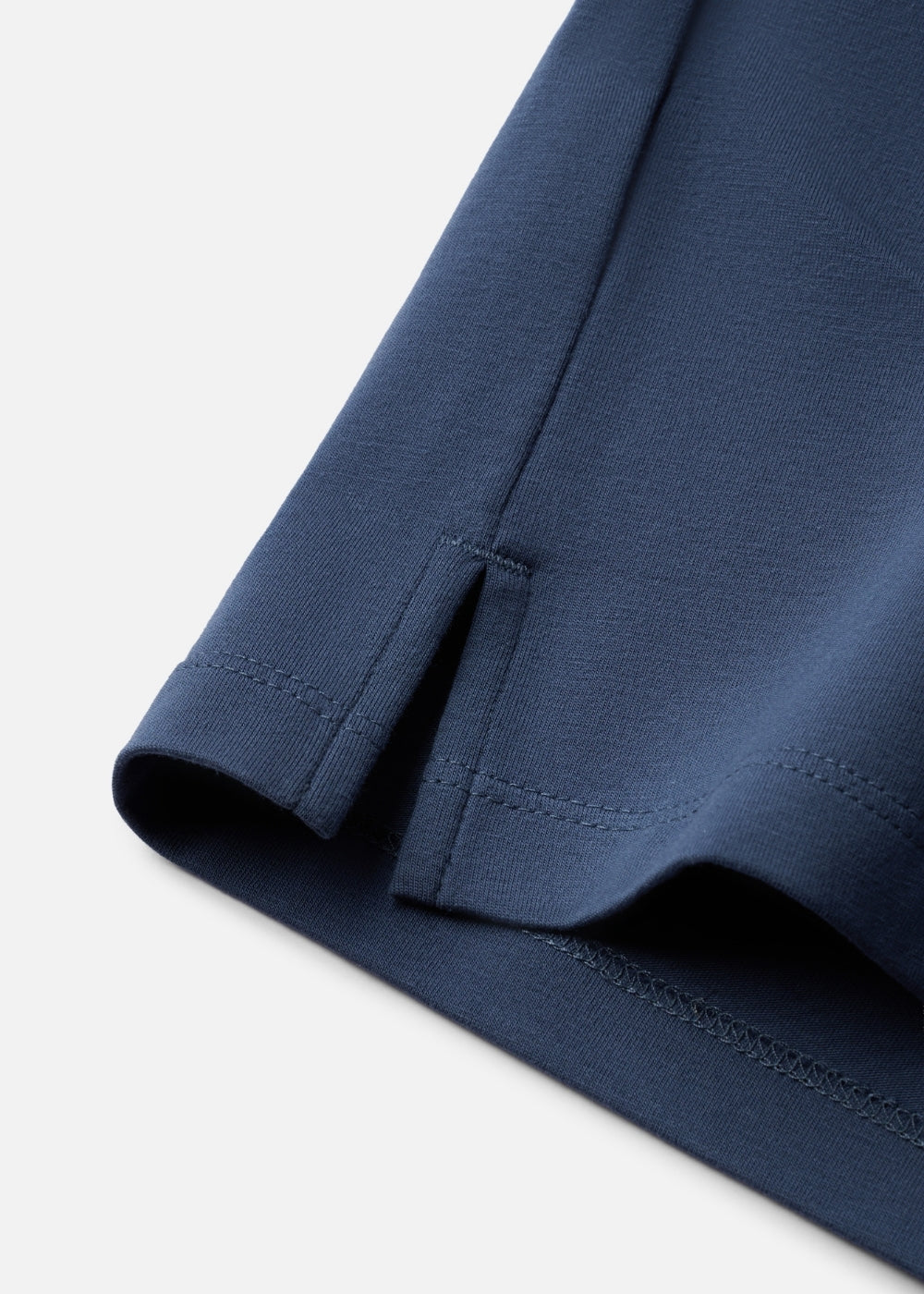 Áo 3 Lỗ Tôn Dáng FlexFit™ Cotton Mềm Mướt Co Giãn Đa Chiều Non Branded 051 Màu Xanh Dương Đậm Dáng Ôm Vừa F2