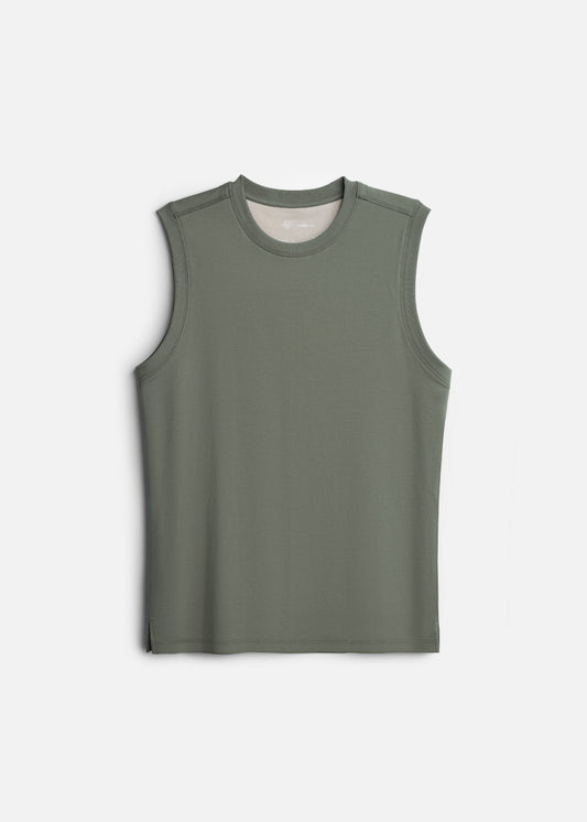 Áo 3 Lỗ Tôn Dáng FlexFit™ Cotton Mềm Mướt Co Giãn Đa Chiều Non Branded 051 Màu Xanh Lá Đậm Dáng Ôm Vừa F2