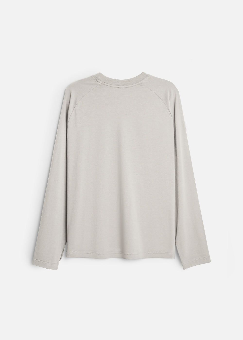 Áo Thun Tay Dài Raglan FlexFit™ Vải Mỏng Mịn Có Lỗ Xỏ Ngón Tiện Lợi Non Branded 052 Màu Xám Nhạt Dáng Vừa Vặn F3